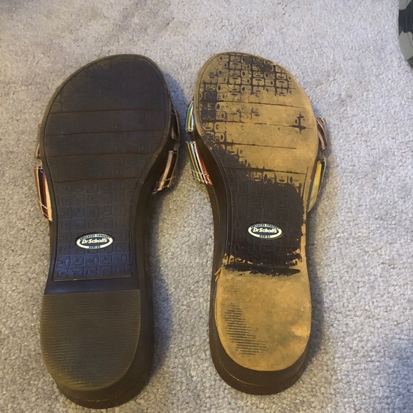 Dr. Scholl's Multicolor Striped Sandals - Picture 4 of 7